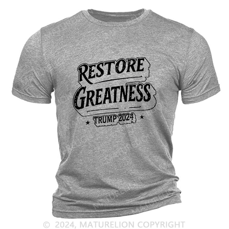 Maturelion Restore Greatness Cotton T-Shirt