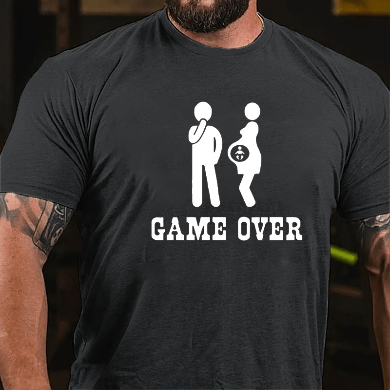 Game Over Funny Cotton T-shirt