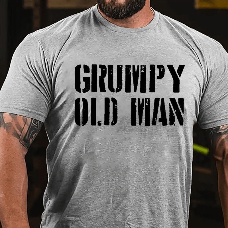 Grumpy Old Man Cotton T-shirt