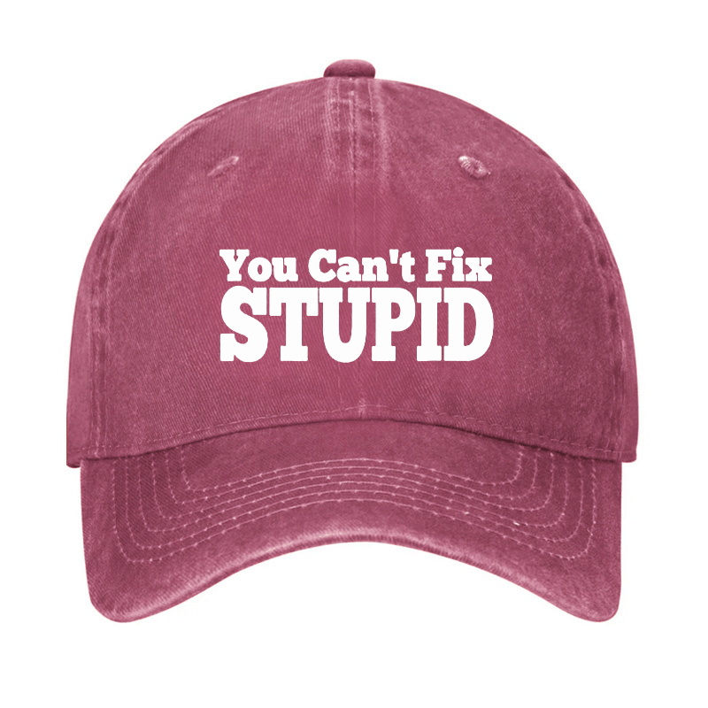 You Can't Fix Stupid Cap