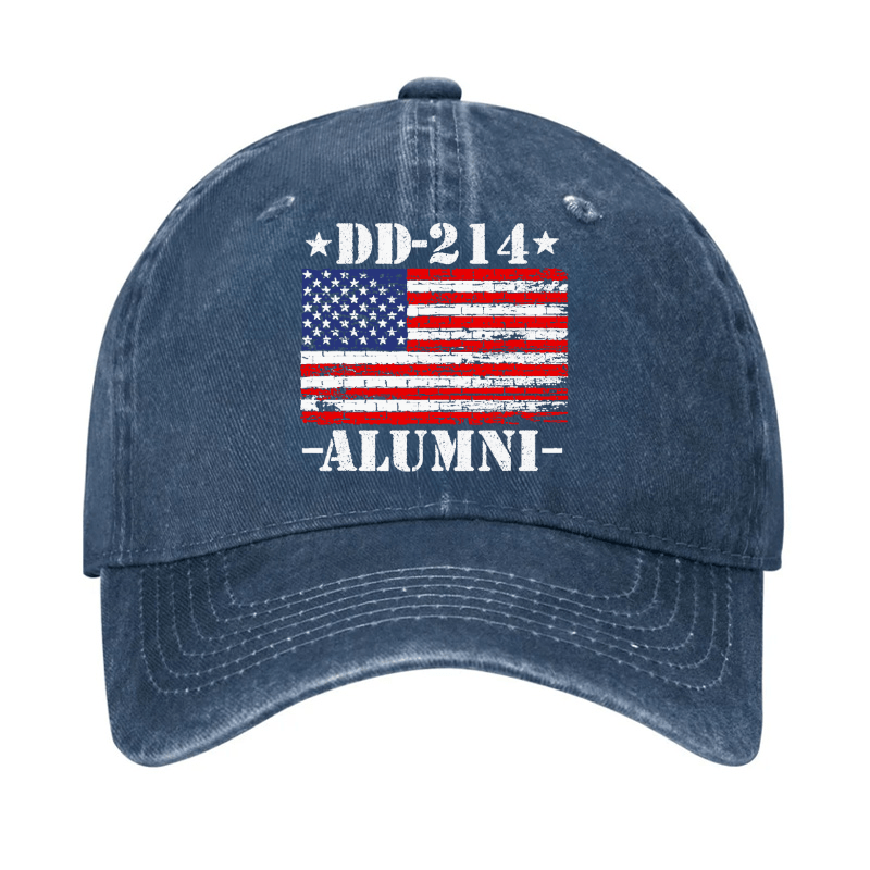 Maturelion DD-214 Alumni Military Veteran American Flag Patriotic Cap