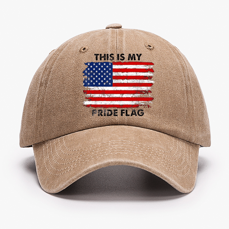 This Is My Pride Flag USA Flag Print Cap