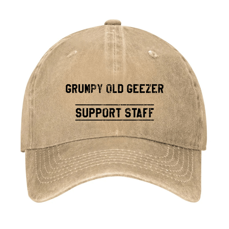 Grumpy Old Geezer Support Staff Cap