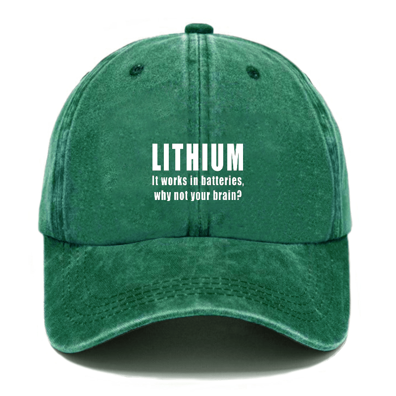 Lithium - It's Works In Batteries Why Not Your Brain Cap