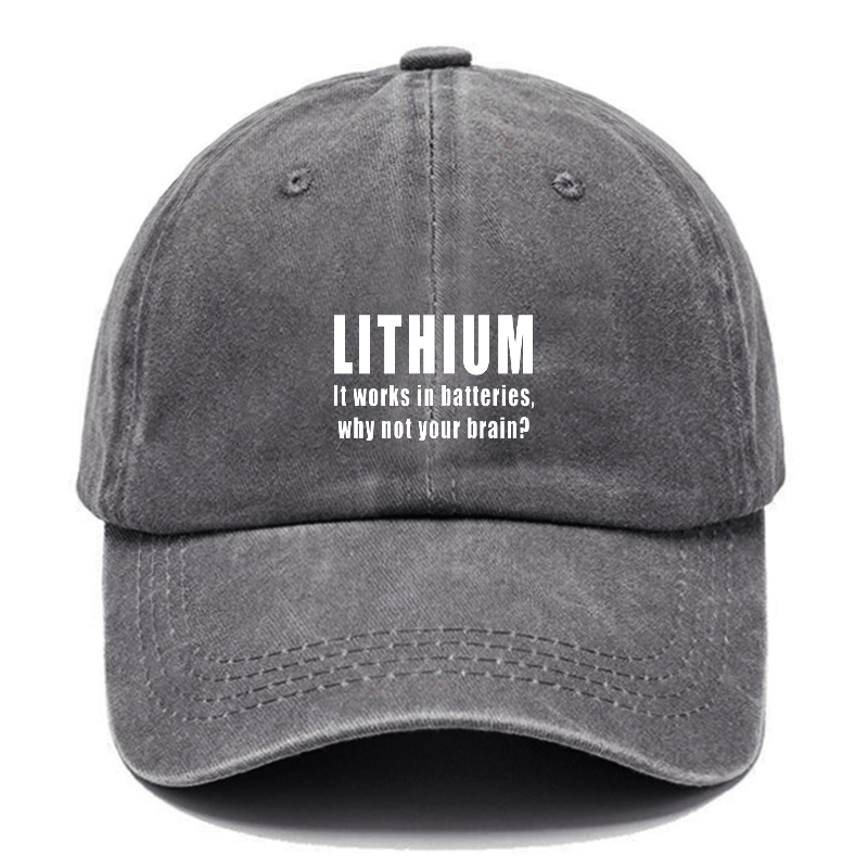 Lithium - It's Works In Batteries Why Not Your Brain Cap