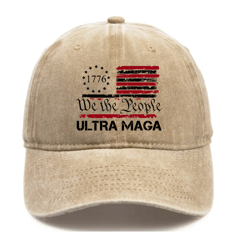 Maturelion 1776 We The People American Flag Ultra Maga Cap