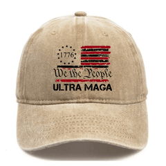 1776 We The People American Flag Ultra Maga Cap