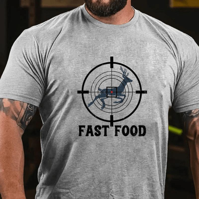 MATURELION FAST FOOD COTTON T-SHIRT