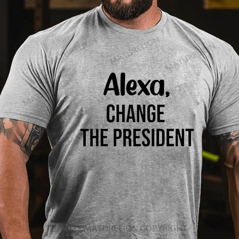 Maturelion Men¡®s T-shirt The President T-Shirt  Cotton T-shirt