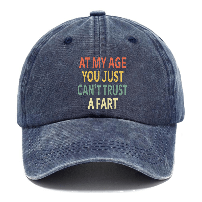 Elderly Funny At My Age You Just Can't Trust a Fart Essential Cap