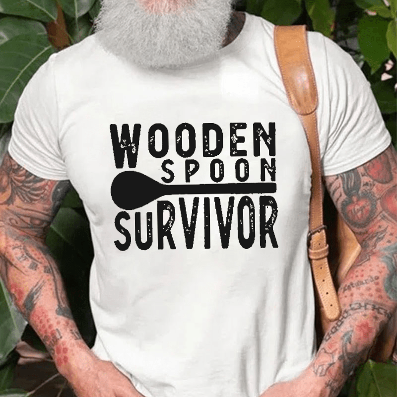 Wooden Spoon Survivor Cotton T-shirt