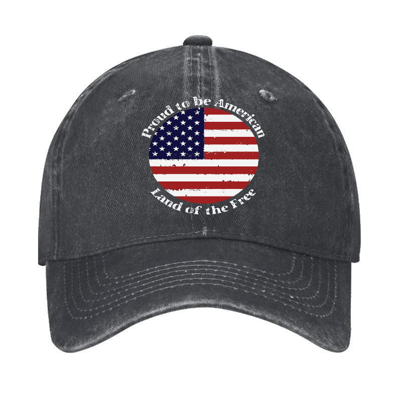 Men's Proud To Be American Land Of The Free Cap