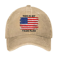 This Is My Pride Flag USA Flag Print Cap