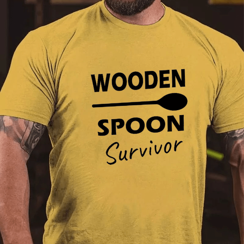 Wooden Spoon Survivor Men's Cotton T-Shirt