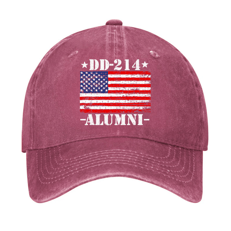 Maturelion DD-214 Alumni Military Veteran American Flag Patriotic Cap