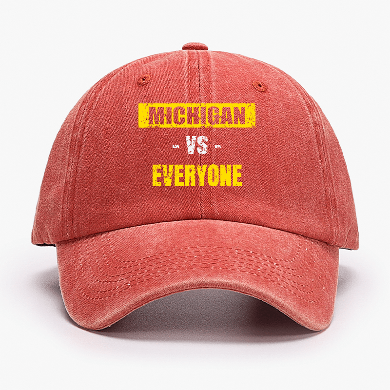 Michigan Vs Everyone Pride Baseball Cap