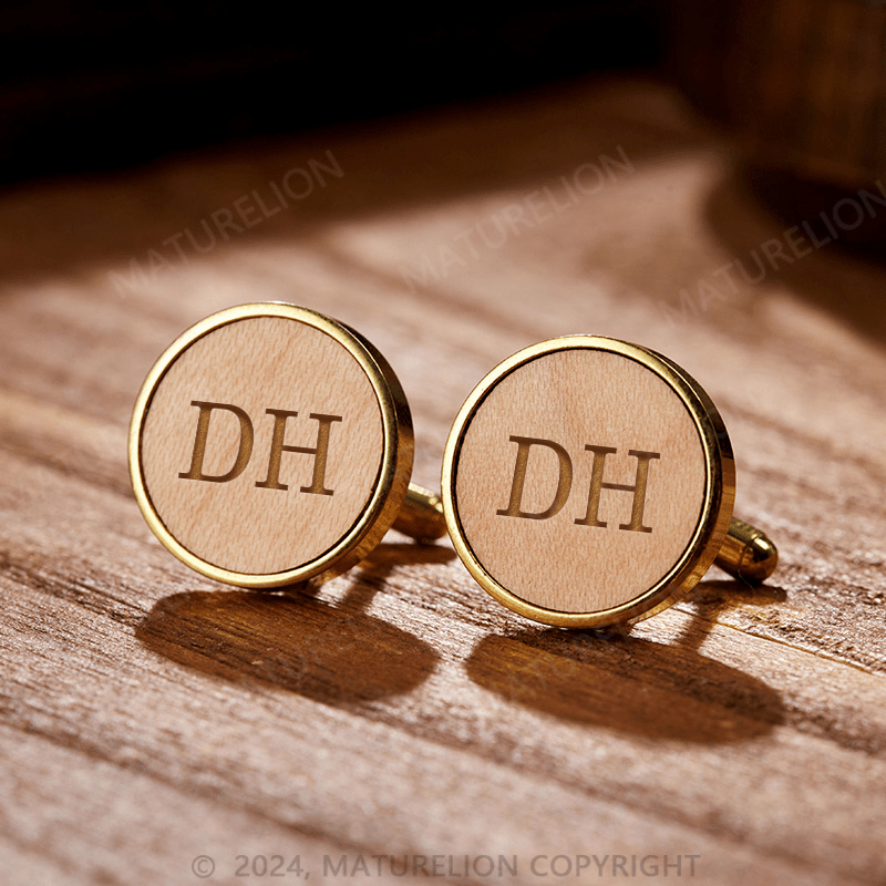 Maturelion Custom Wedding Day Cuff links