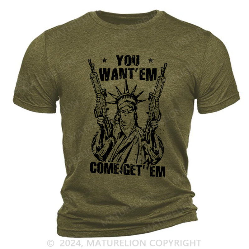 Maturelion Come Get'Em Cotton T-Shirt