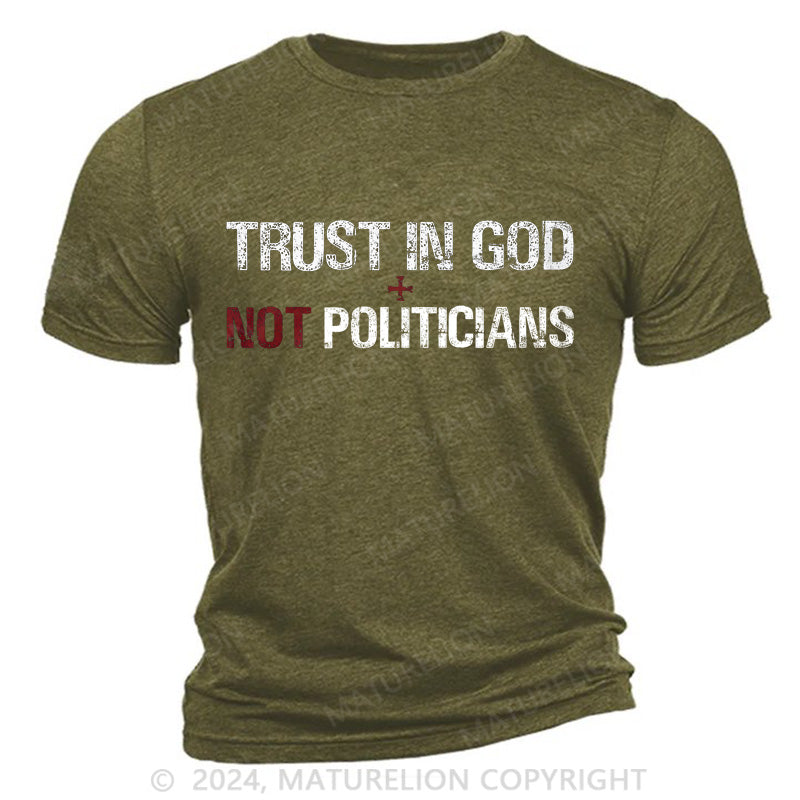 Maturelion Trust In God Cotton T-Shirt