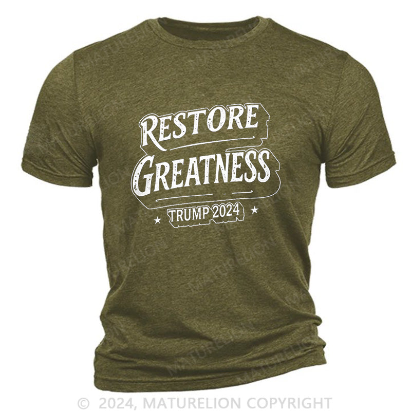 Maturelion Restore Greatness Cotton T-Shirt