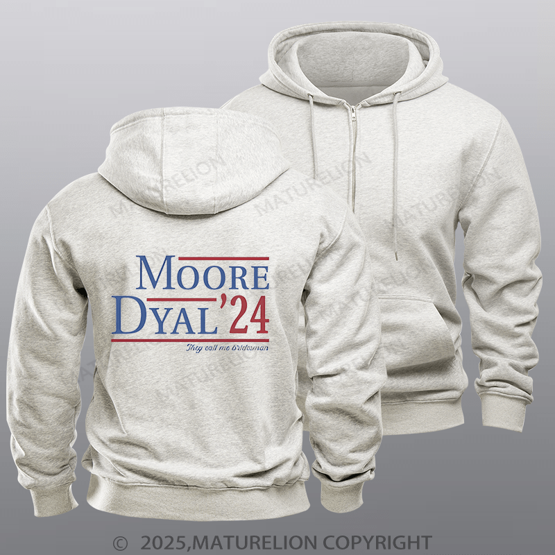 Maturelion  Men's Hoodie  Personalized Election Hoodie  Zipper Hoodie