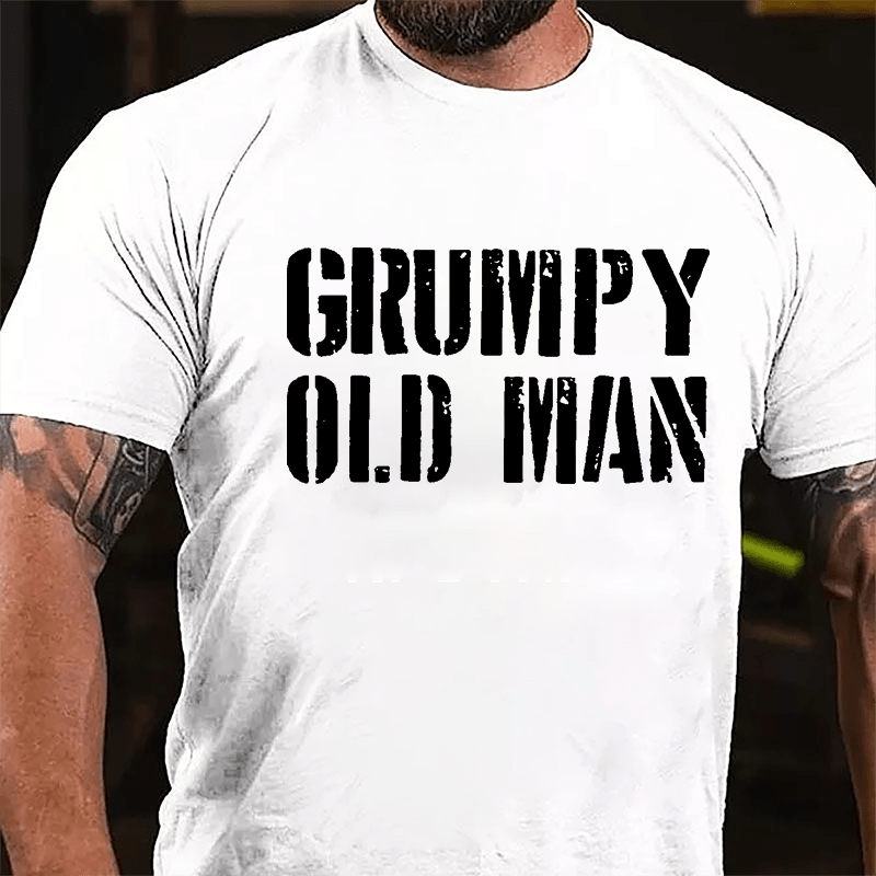 Grumpy Old Man Cotton T-shirt