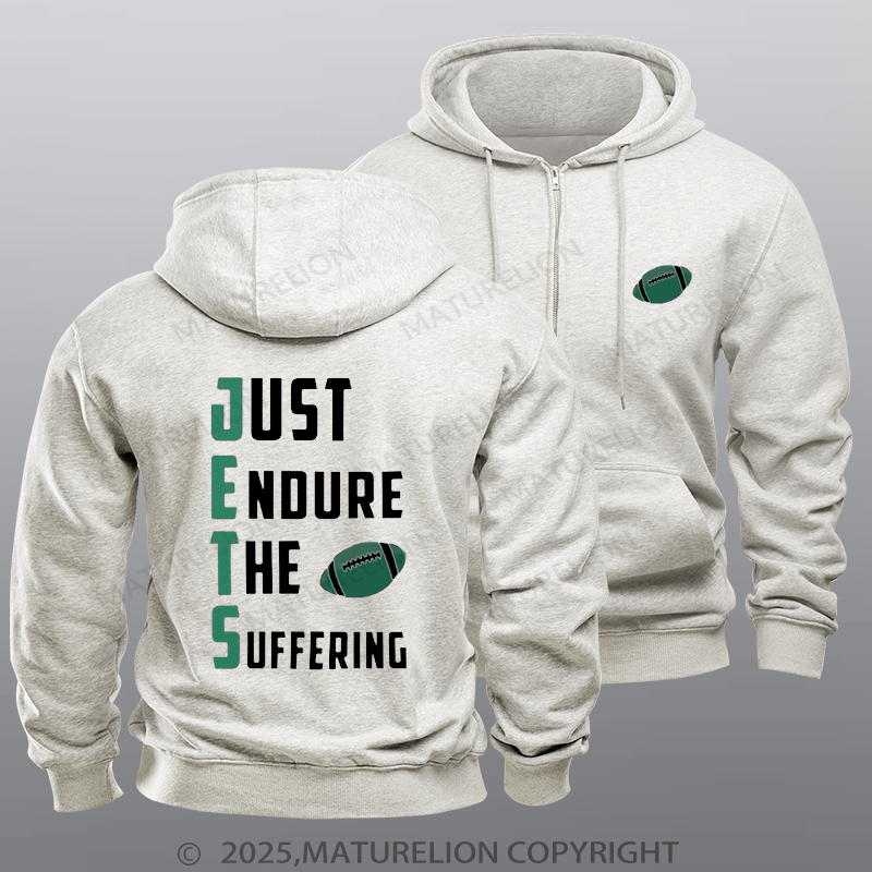 Maturelion Super Bowl Hoodie The Suffering Funny Zipper Hoodie