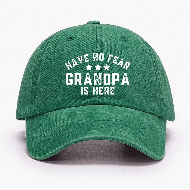 Have No Fear Grandpa Is Here Cap