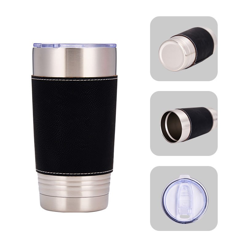 Matuerlion Dad Jokes Leatherette Tumbler