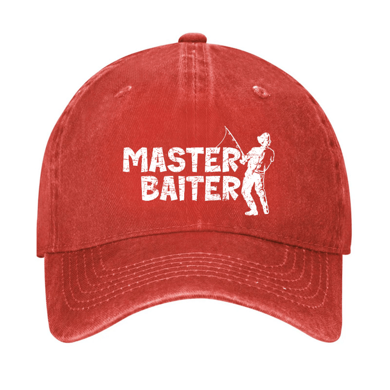 Master Baiter Fishing Baseball Cap