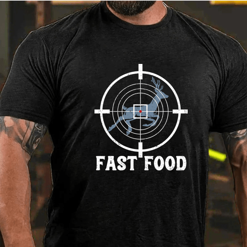 MATURELION FAST FOOD COTTON T-SHIRT