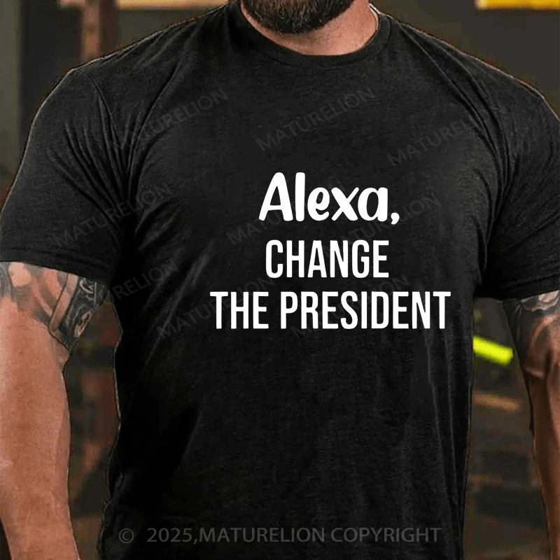 Maturelion Men¡®s T-shirt The President T-Shirt  Cotton T-shirt