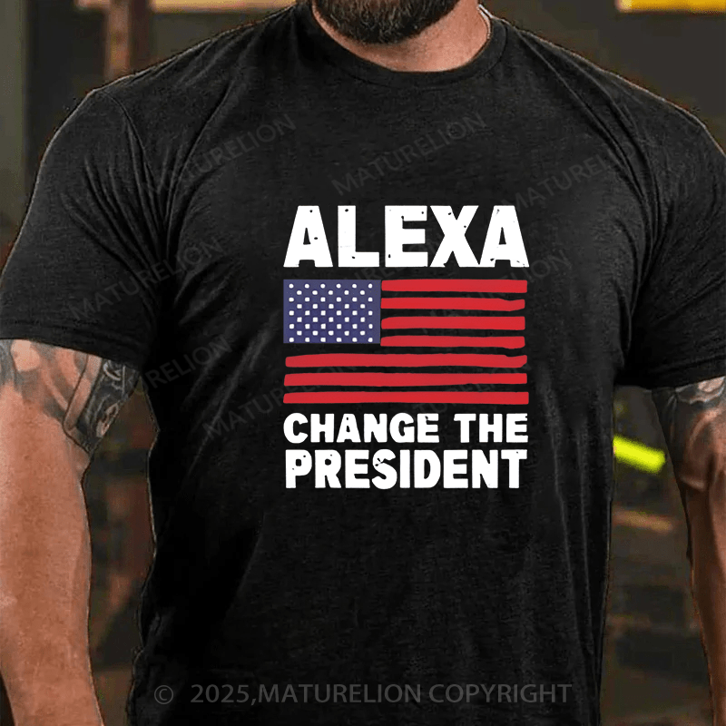 Maturelion Men¡®s T-shirt The President T-Shirt  Cotton T-shirt