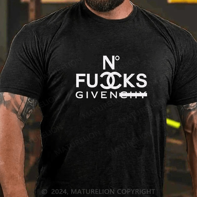 Maturelion no fucks given Cotton T-shirt