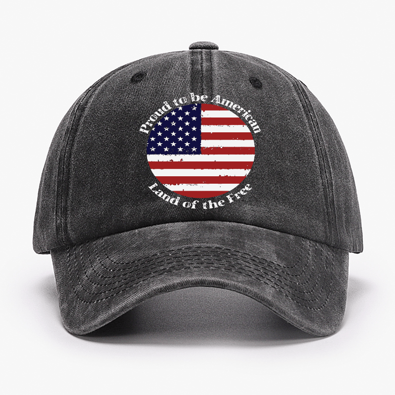 Men's Proud To Be American Land Of The Free Cap