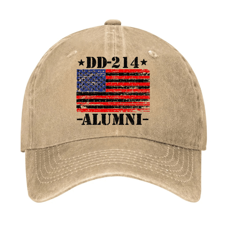 Maturelion DD-214 Alumni Military Veteran American Flag Patriotic Cap