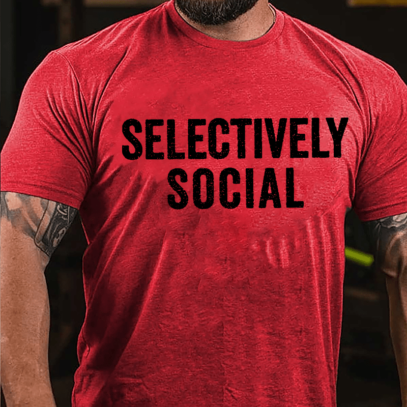 Selectively Social Cotton T-shirt