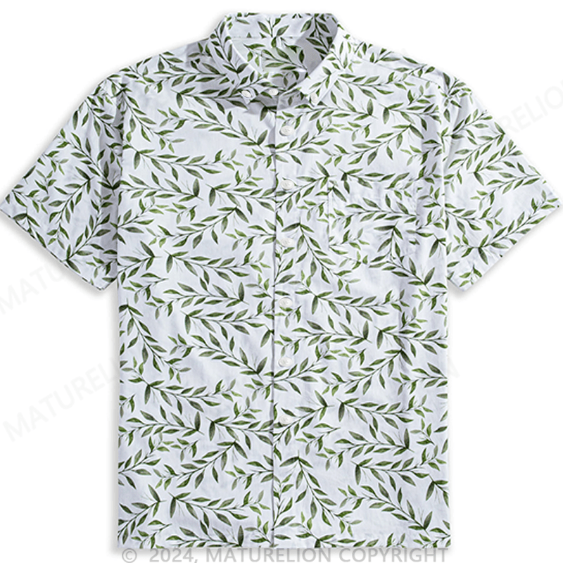 Maturelion Willow Bough Hawaiian Shirt