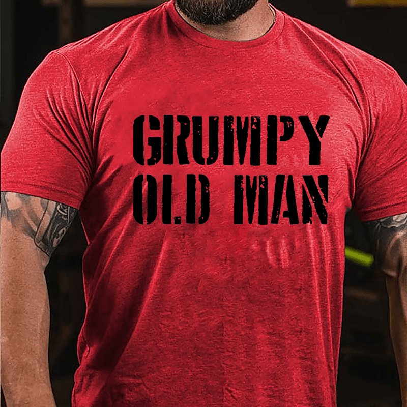 Grumpy Old Man Cotton T-shirt