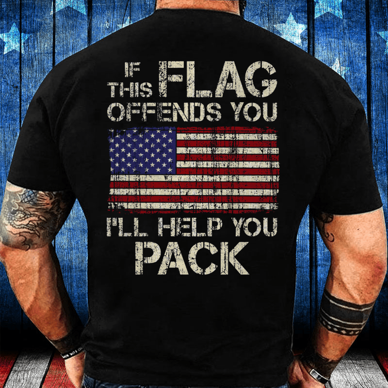 If This Flag Offends You Cotton T-shirt