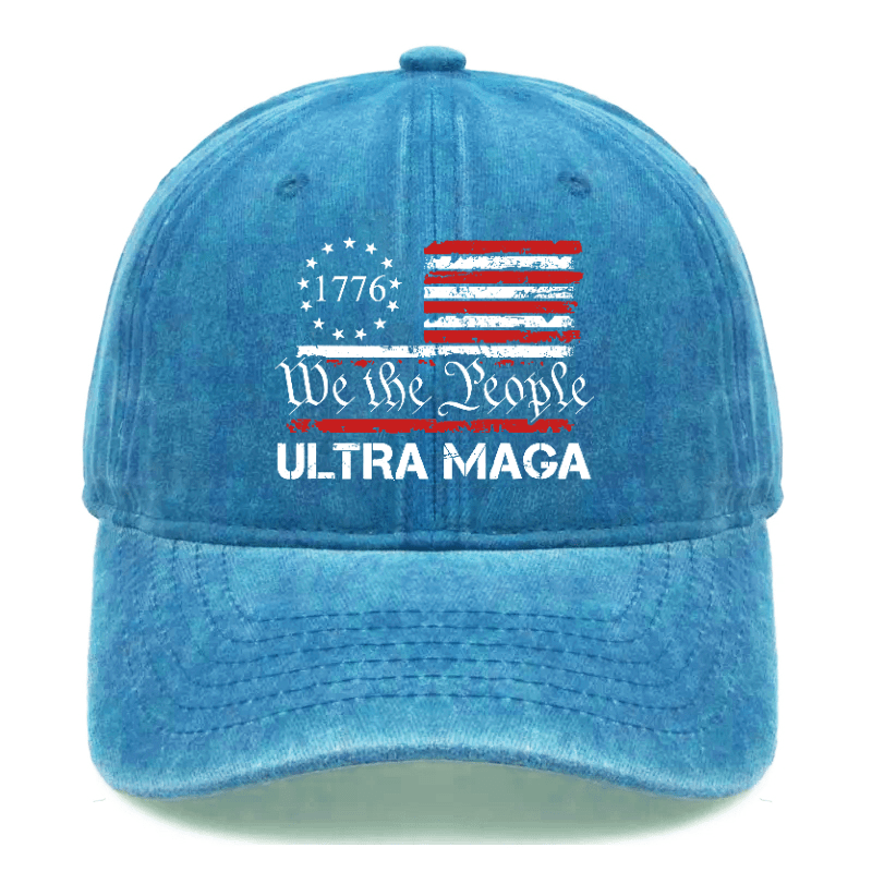 Maturelion 1776 We The People American Flag Ultra Maga Cap