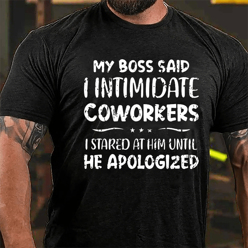 My Boss Said I Intimidate Coworkers I Stared At Him Until He Apologize