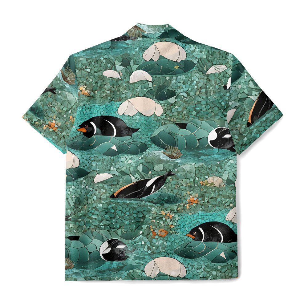 Maturelion Sea Animals Hawaiian Print Hawaiian Shirt