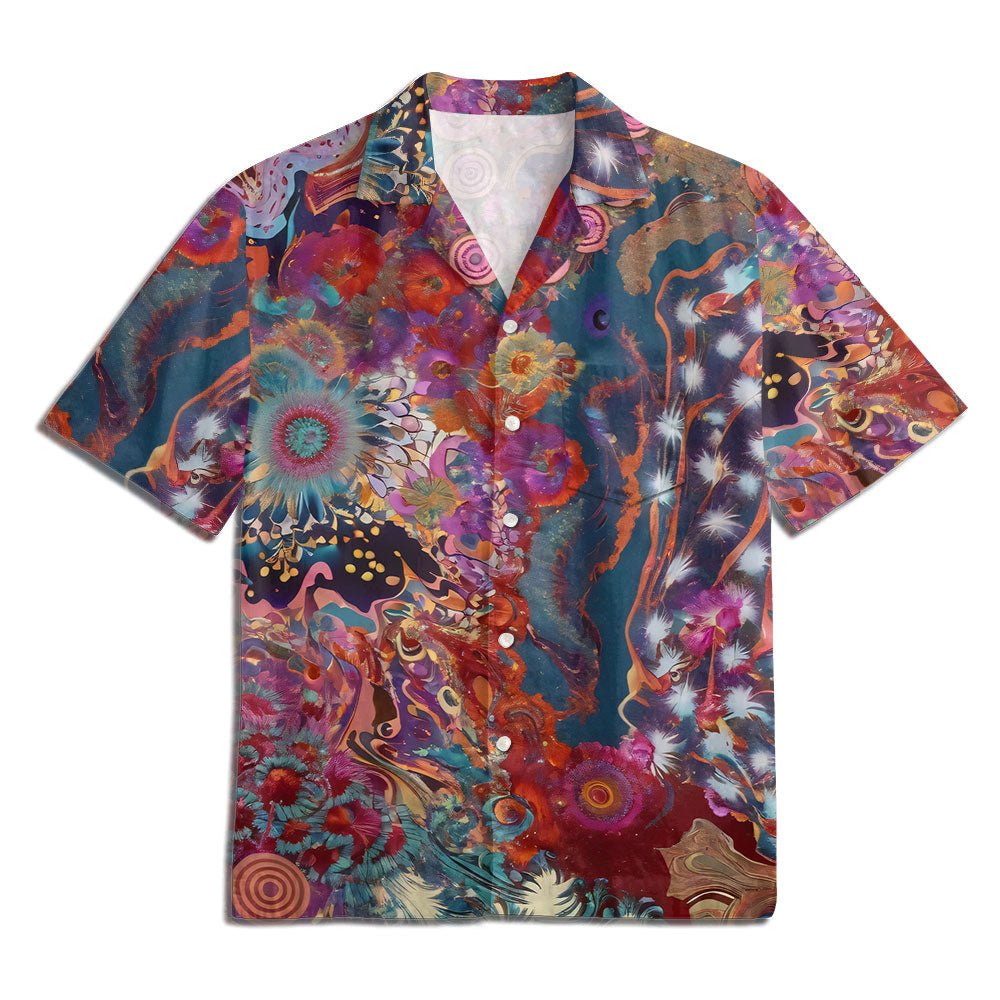 Maturelion Illuminating Vivid Prints Print Hawaiian Shirt