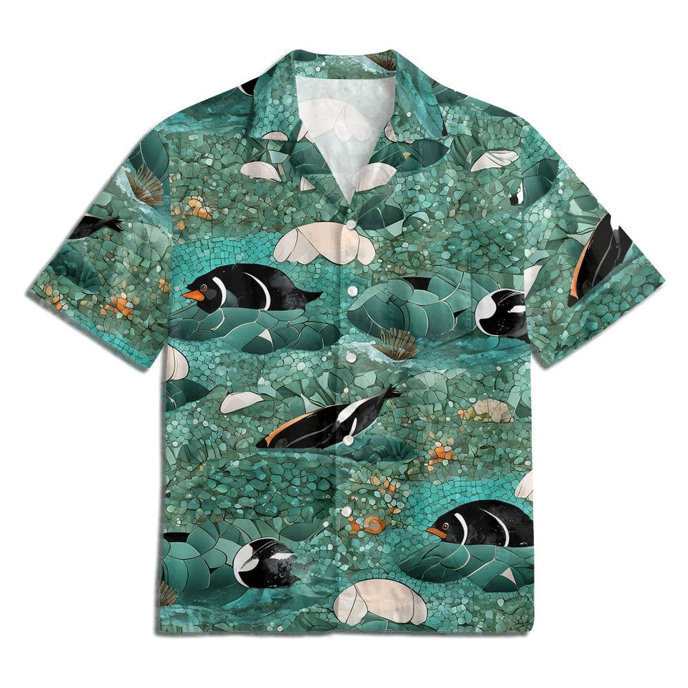 Maturelion Sea Animals Hawaiian Print Hawaiian Shirt