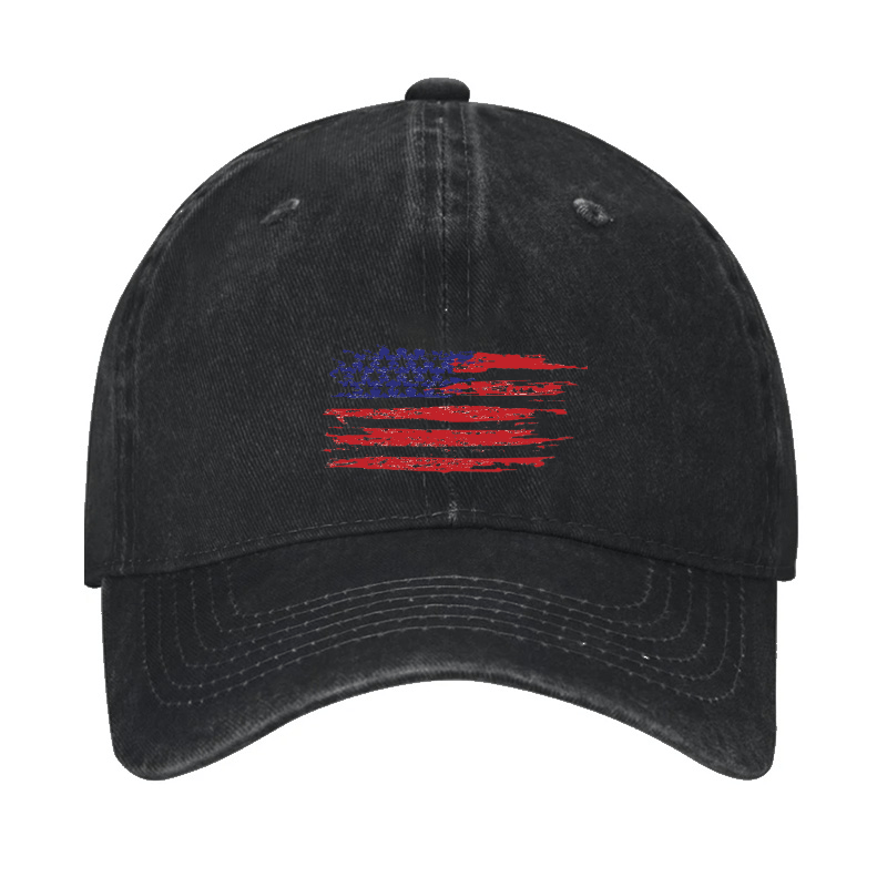 Colorful Flag Print Cap