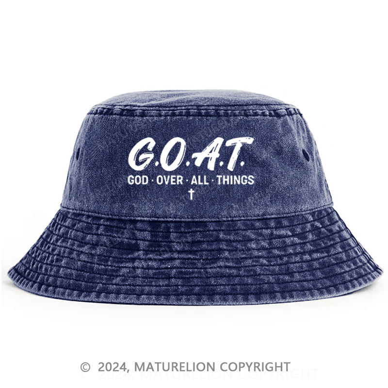 Maturelion G.O.A.T. God Over All Things Bucket Hat