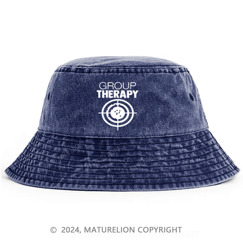 Matuerlion Men's Bucket Hat Group Therapy Bucket Hat