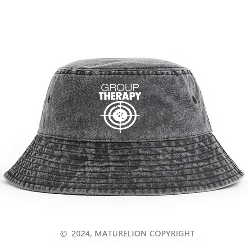 Matuerlion Men's Bucket Hat Group Therapy Bucket Hat