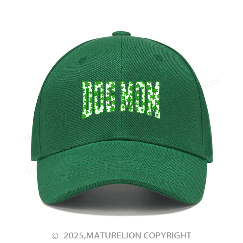 Maturelion Baseball Cap St Patrick's Dog Mom Baseball Cap (Free Customization)